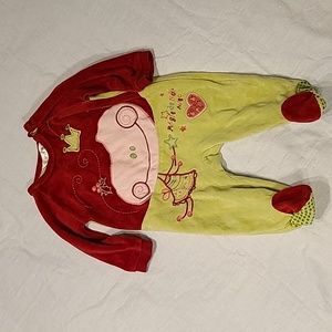 Souris mini Baby Long sleeve footed one-piece, sleeper, footie